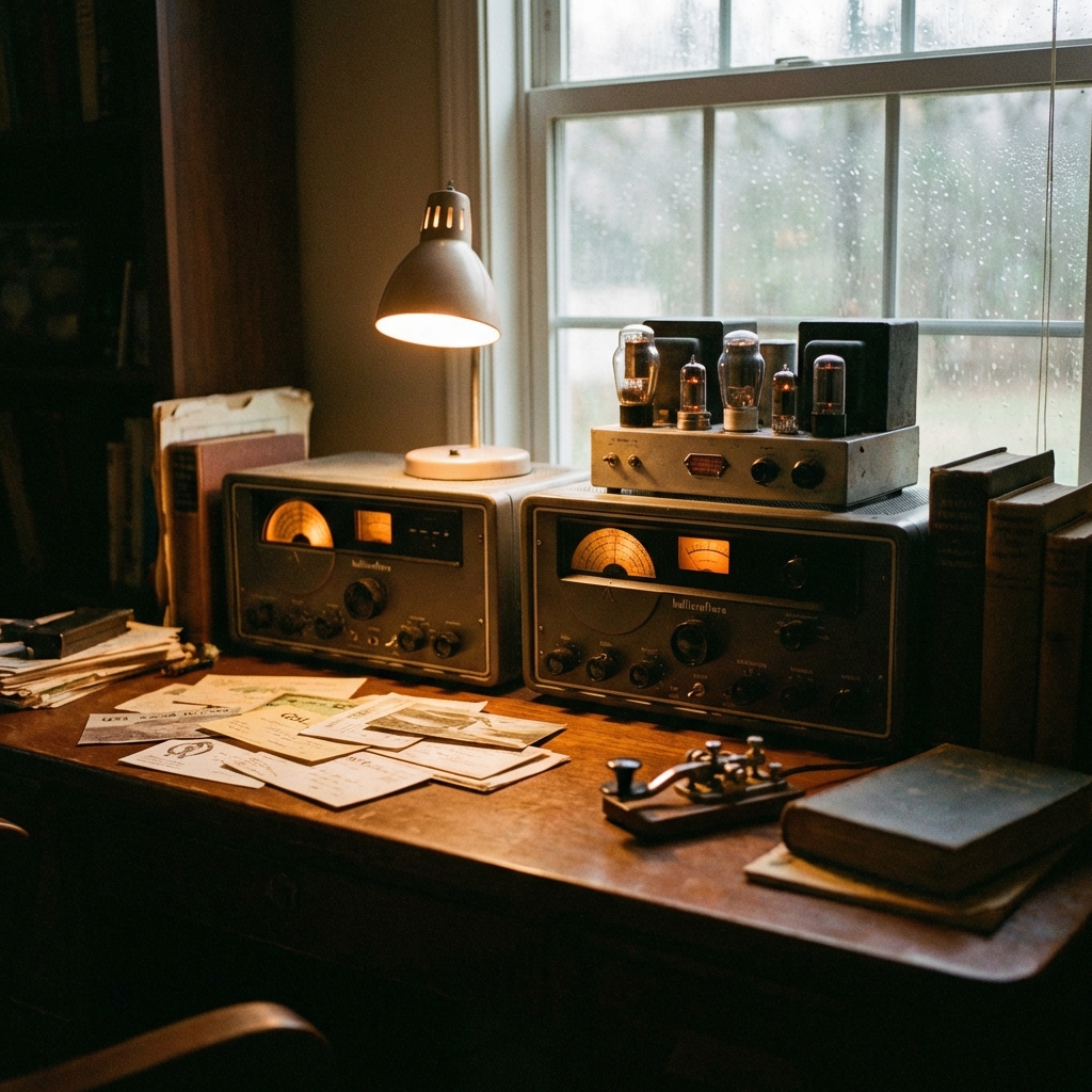 Vintage Radio Setup